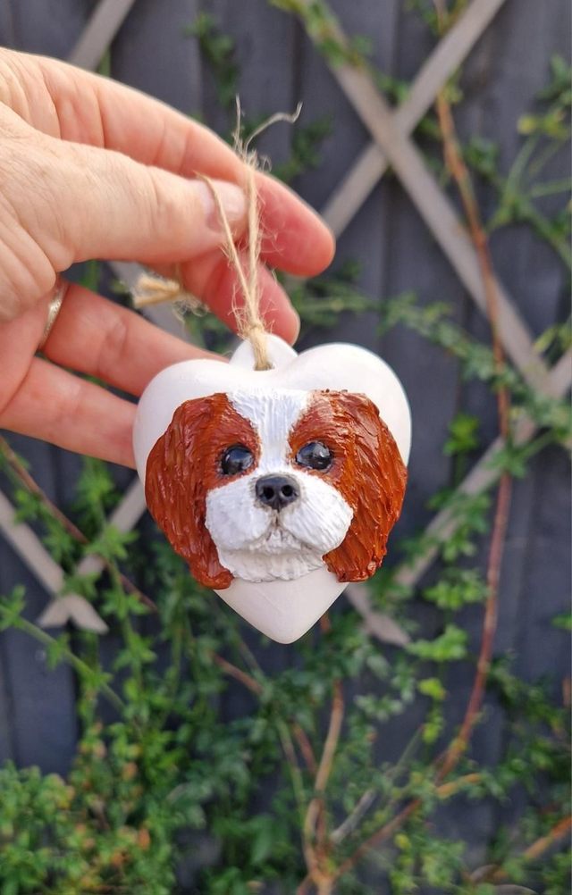 Blenheim Cavalier ceramic bauble