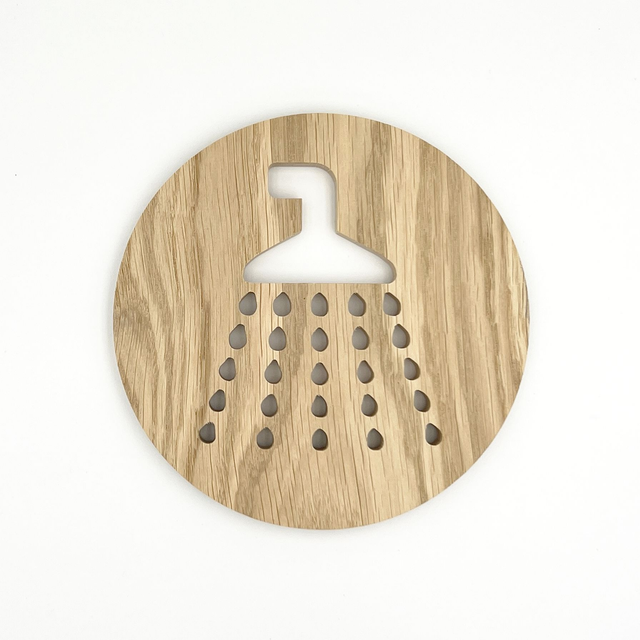 Plaque de porte pour votre salle de bain