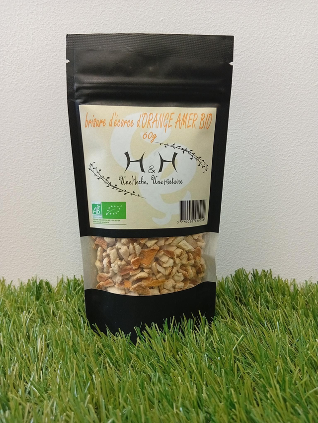 Brisure d'écorce d'orange amère bio