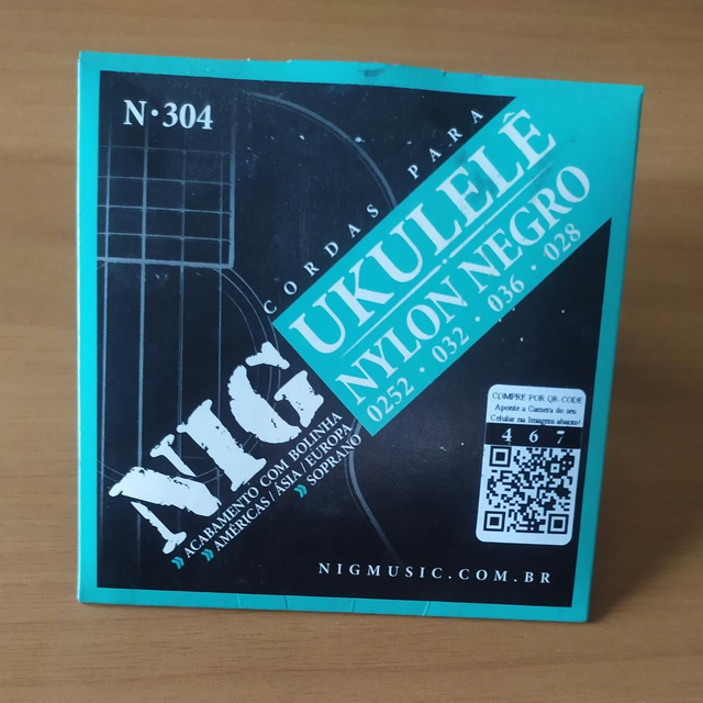 Encordoamento Ukulele Nylon Negro Nig Strings 