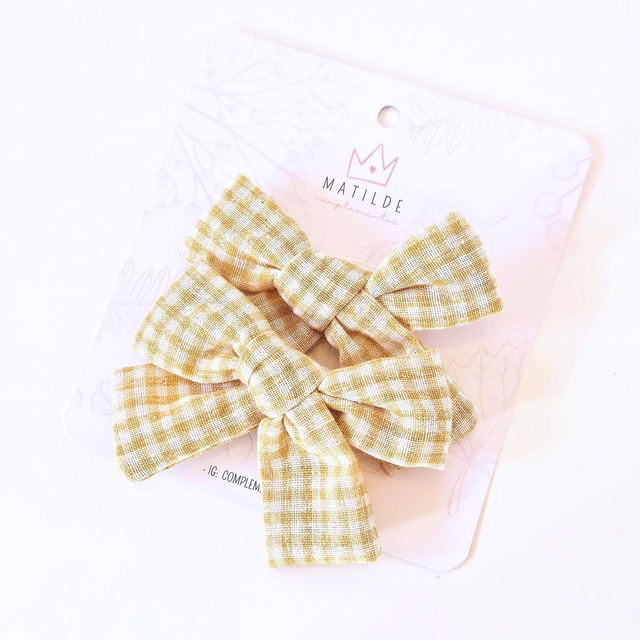 Pinza Par Amarillo Cuadrille