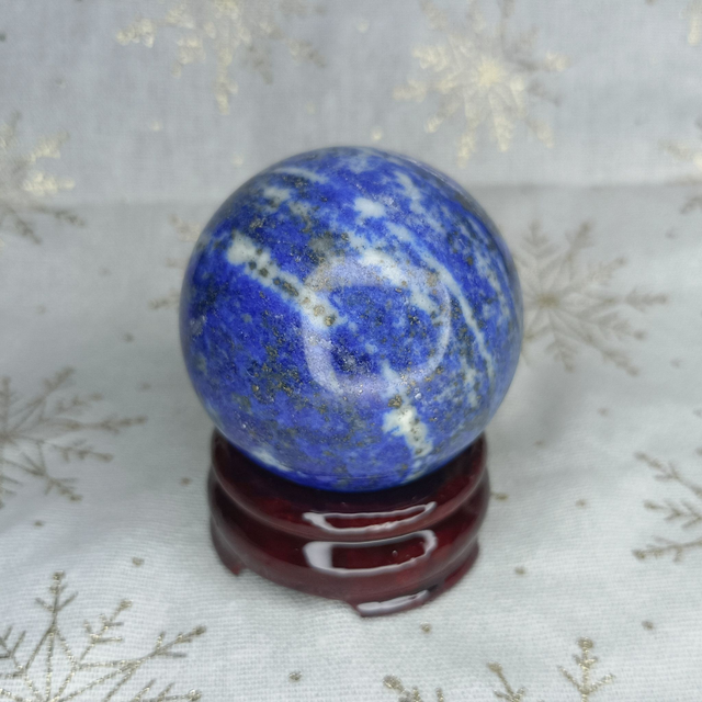 Lapis Lazuli / Sphère / Pierre Naturelle / Grade A