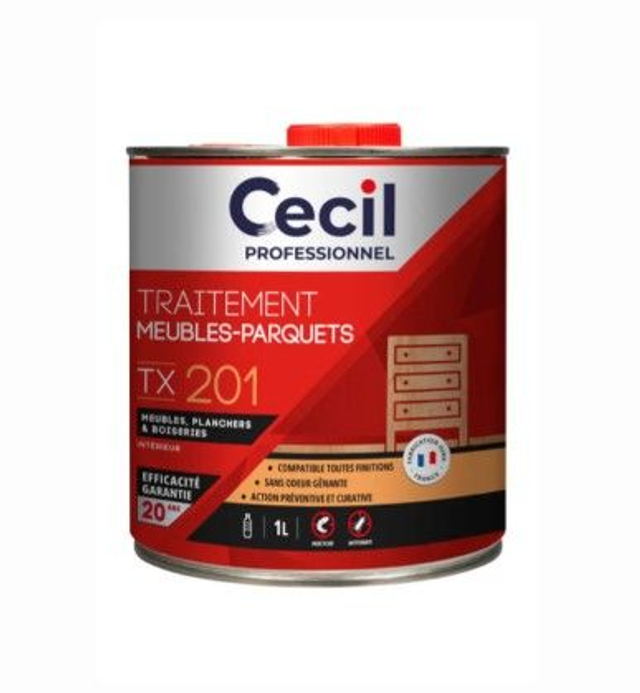 CECIL PRO TX201 Traitement meubles et parquets 2,5 L