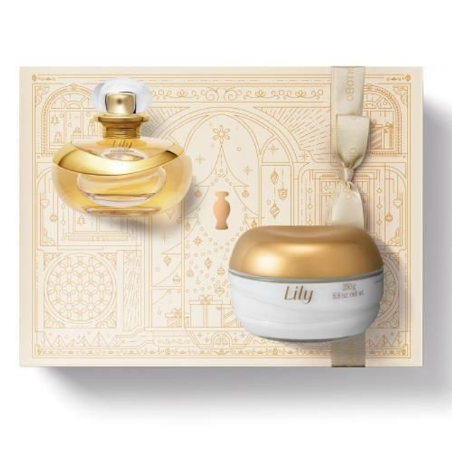 Coffret de Natal Lily Acetinado