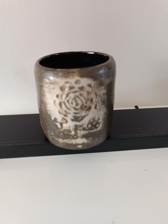  vendu Bol tasse scraffito petit 