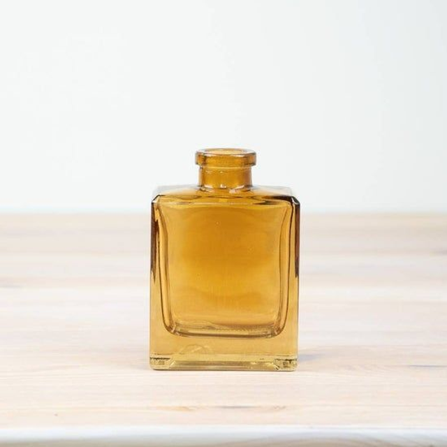 GLASS VASE - amber 10.5cm