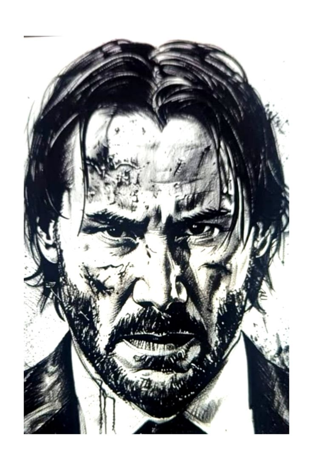 John Wick Movies Art Print