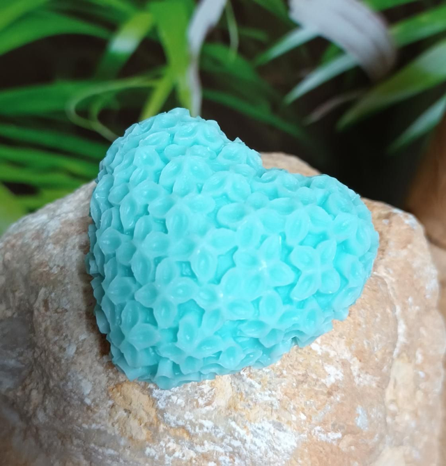 Fondant parfumé &quot;cœur&quot; monoï