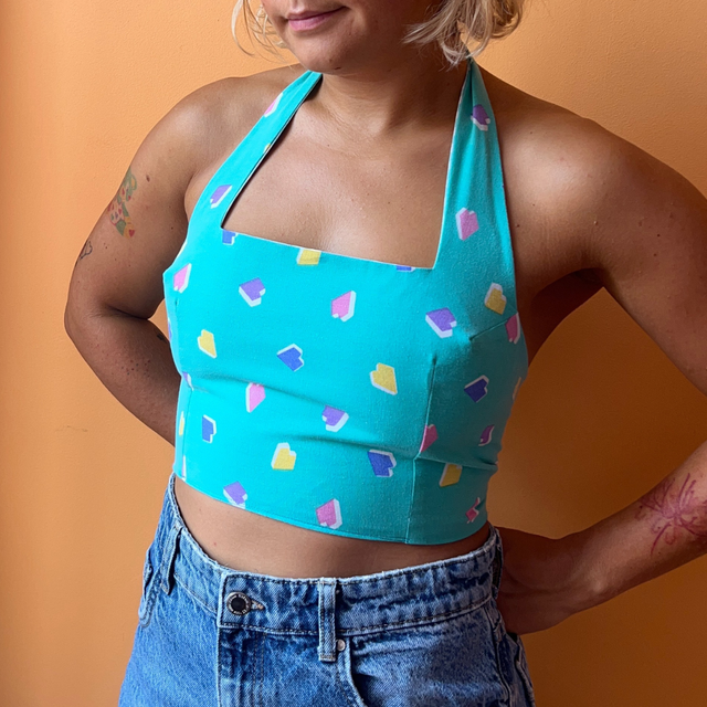 Crop top reversible "Style" - M