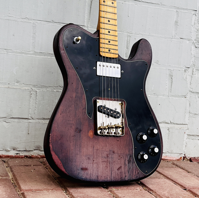 1975 Greco TC-500 WALNUT Telecaster Custom (ORDER Made Fender Japan LAWSUIT ERA) + Brass Saddles + Toploader Bridge + ORIGINAL Hard Case