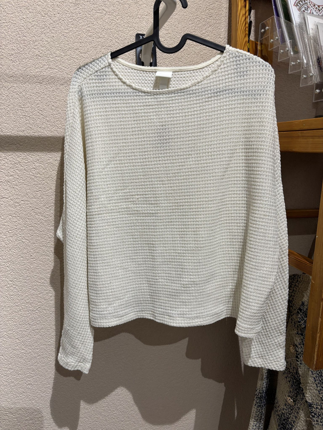 Pull blanc cassé H&amp;M (261)