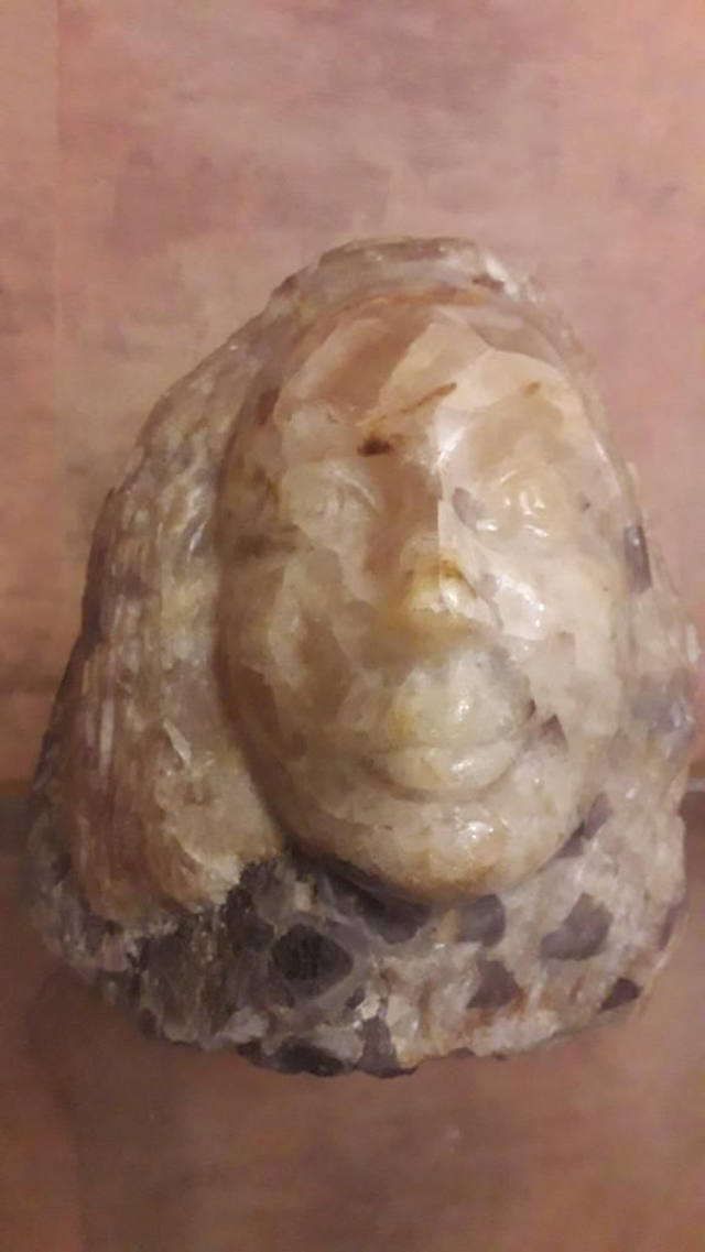 Arlequine œuvre d'art amétrine