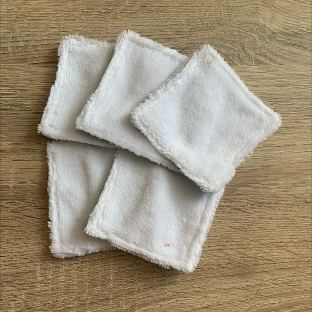 Lot de 5 lingettes lavables