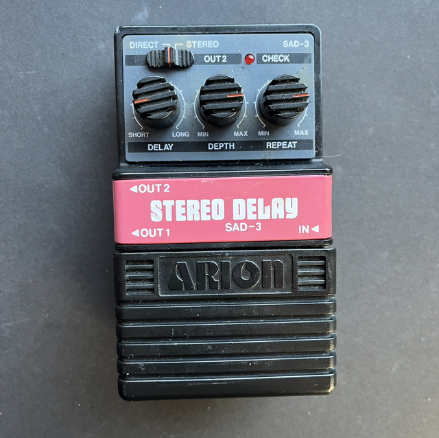 RARE 1980&#039;s Arion SAD-3 Stereo Analog Delay (Bucket Brigade) 50-200ms (Boss DM-2 Inspired)