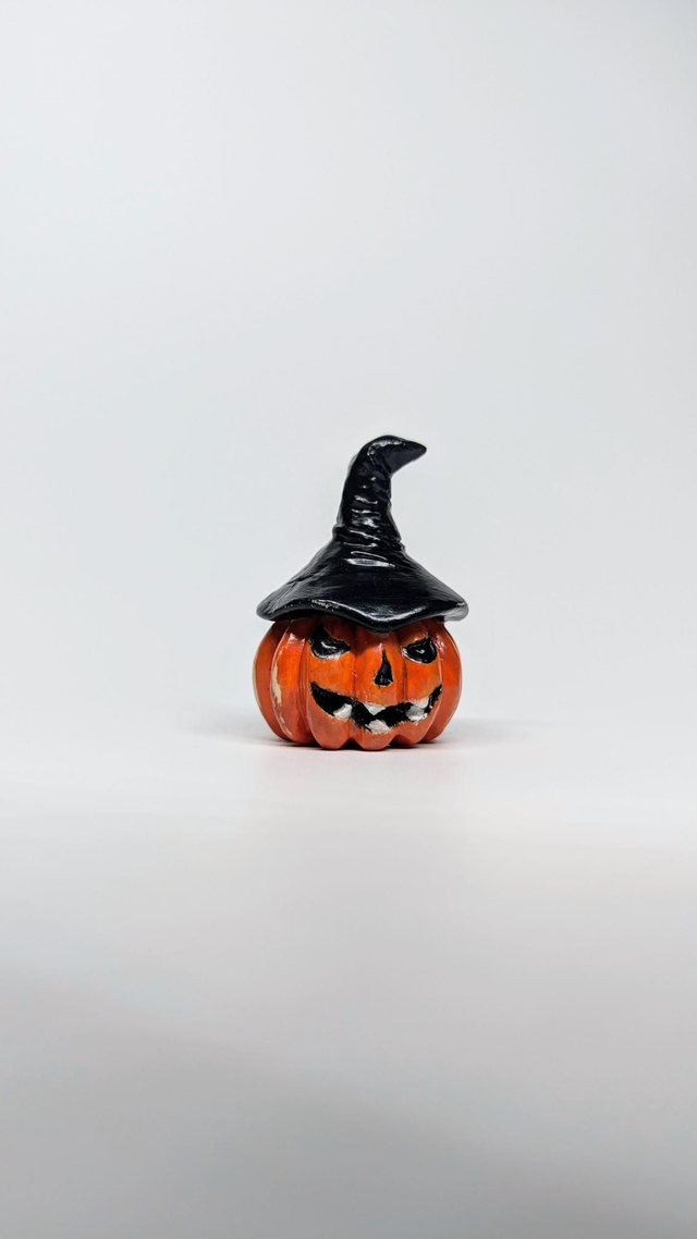 Porte clé citrouille