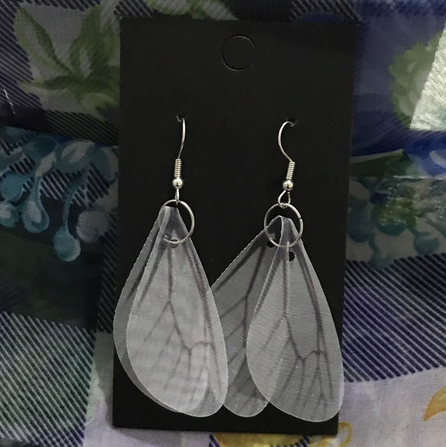 Grey Dangling Earrings - GRDE11