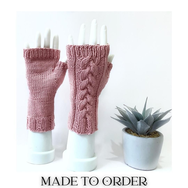 Cable Knit Gloves, you choose colour-PIQUE