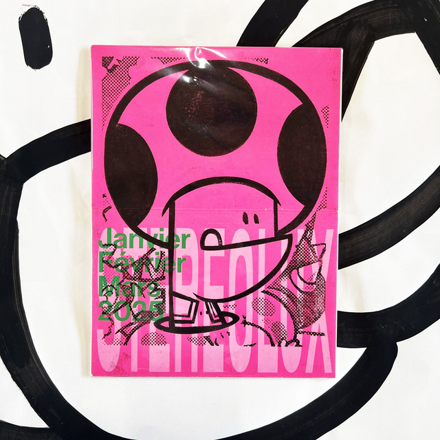 Xylo TOAD STEREOLUX rose 18x24 cm sans cadre