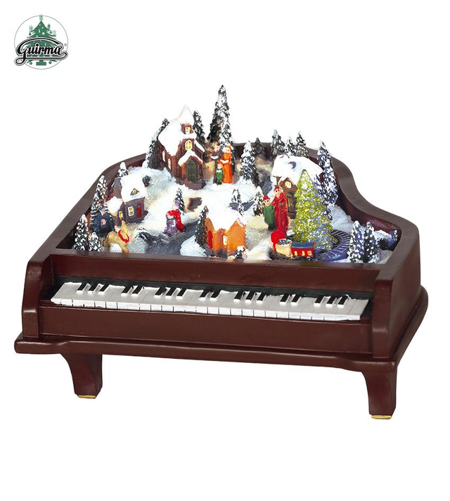 NATALE , CARILLON CON MOVIMENTO PIANOFORTE