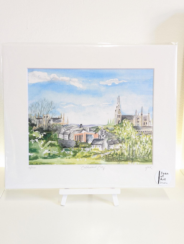 Cathedral City - Limited Edition Art Print by Joan McKeever