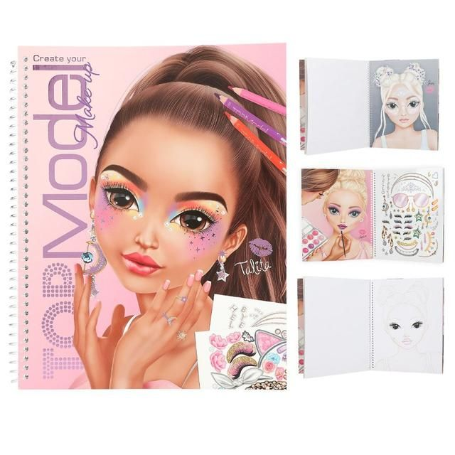 Topmodel Top Model Sticker Book Make Up E0413144