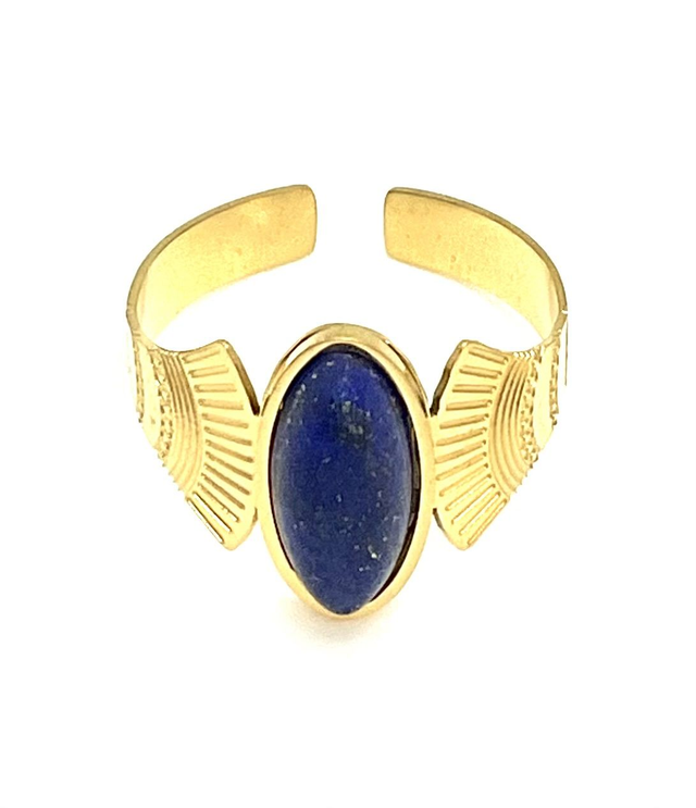Bague « Ségolen » Ethnique Lapis-Lazuli