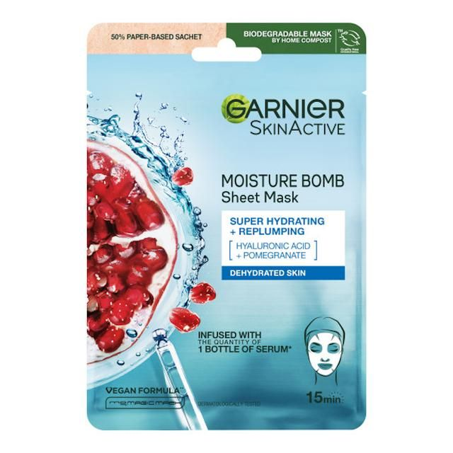 Garnier Skin Active Moisture Bomb Tissue Mask