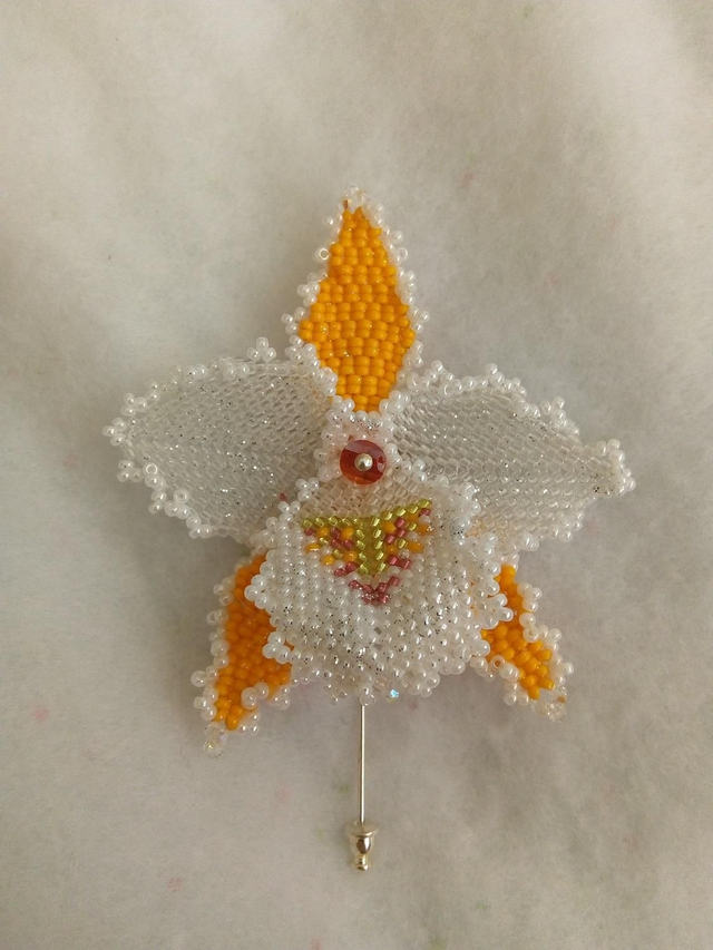 BROCHE Orchidée