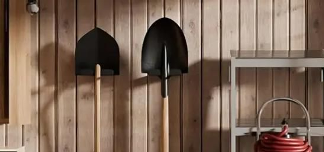 Support mural outils de jardin