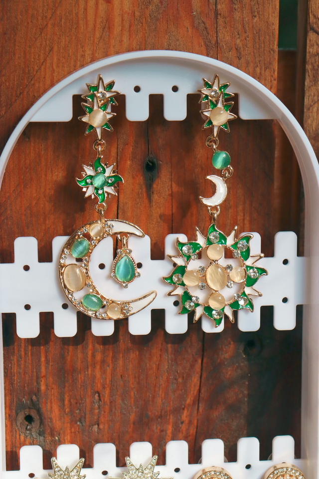 Boucles d'oreille • Moon & Sun