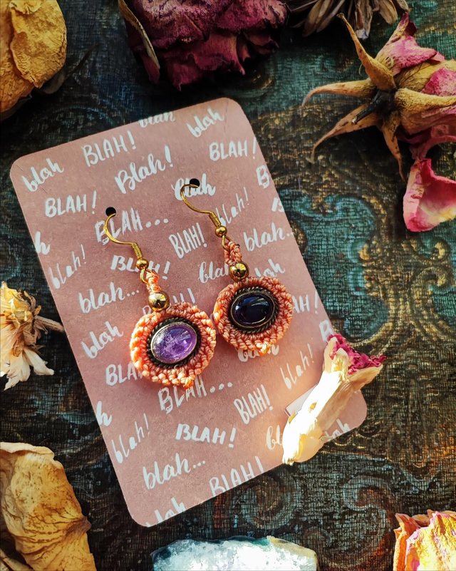 Boucles Sol Améthyste