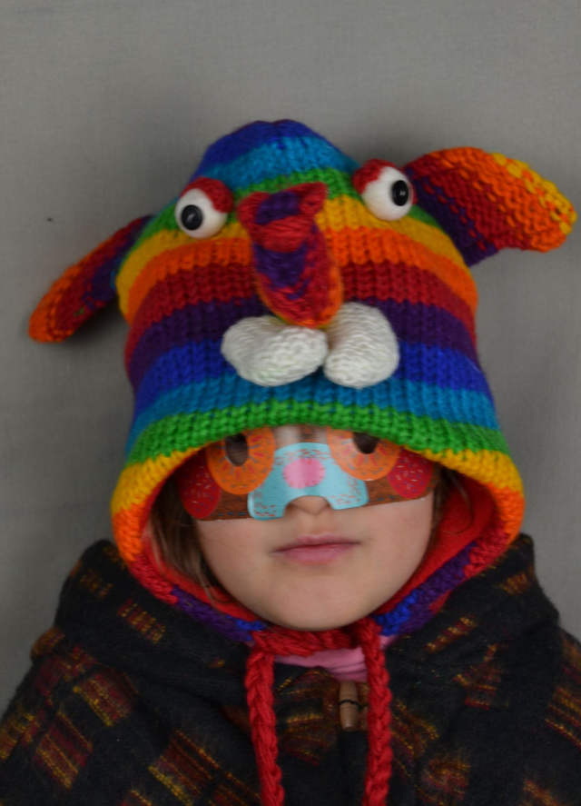 Bonnet éléphant enfants