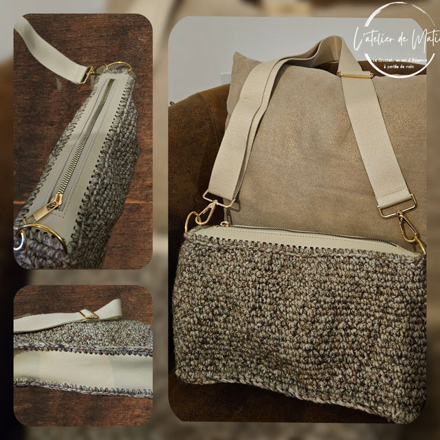Petit sac tons beige