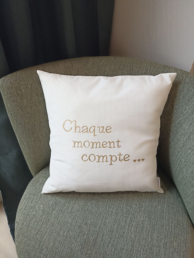 Coussin citation / Pleine conscience