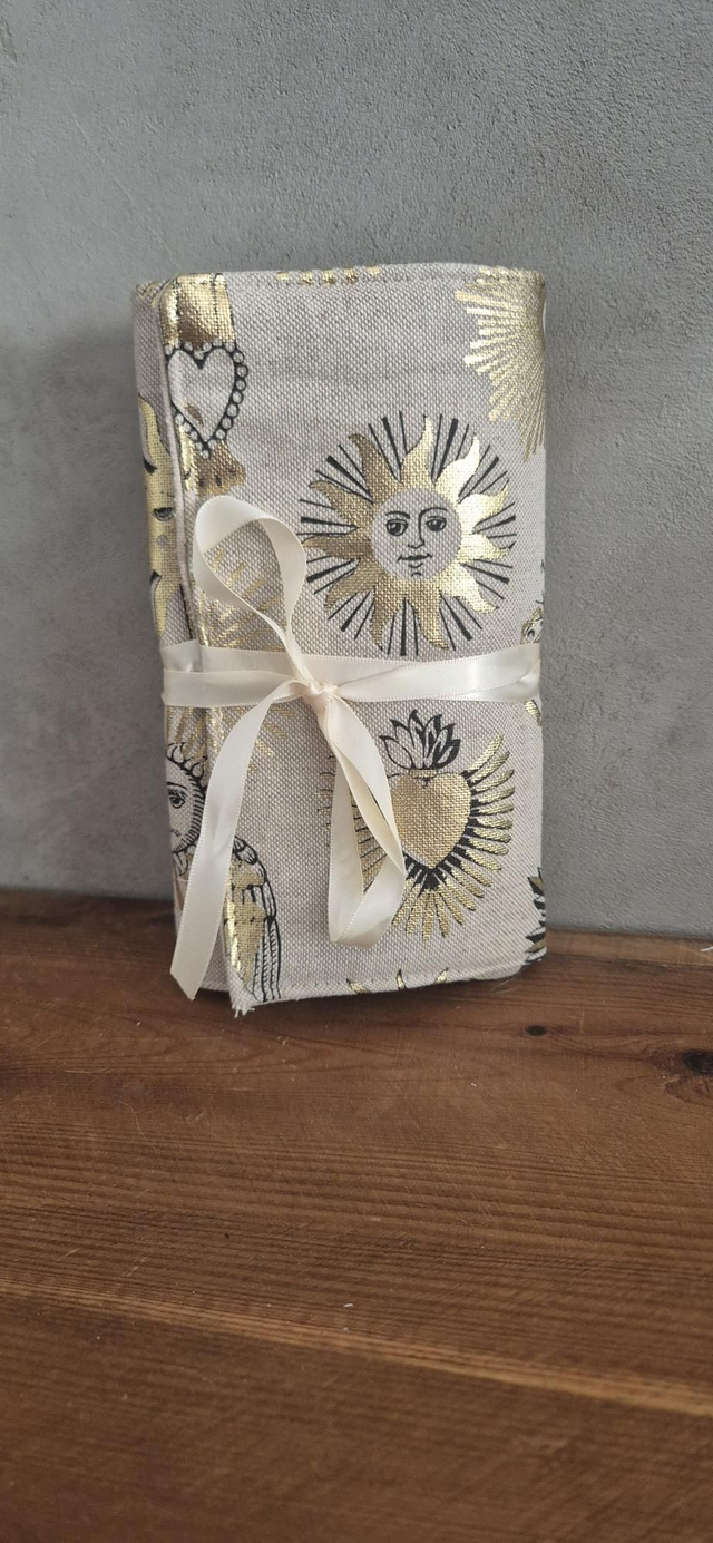 Pochette à bijoux de voyage "solaire"