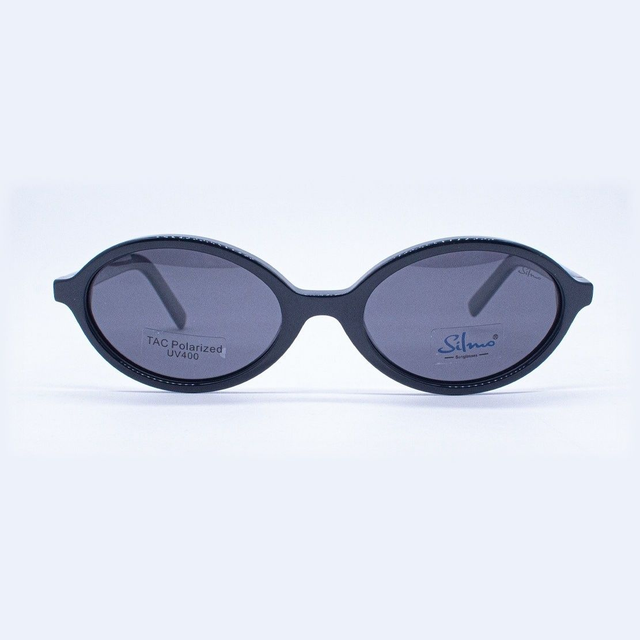 Gafas de Sol Polarizadas Silmo DYSI-029 en Acetato - Diseño Redondo Ovalado Retro - Protección UV400