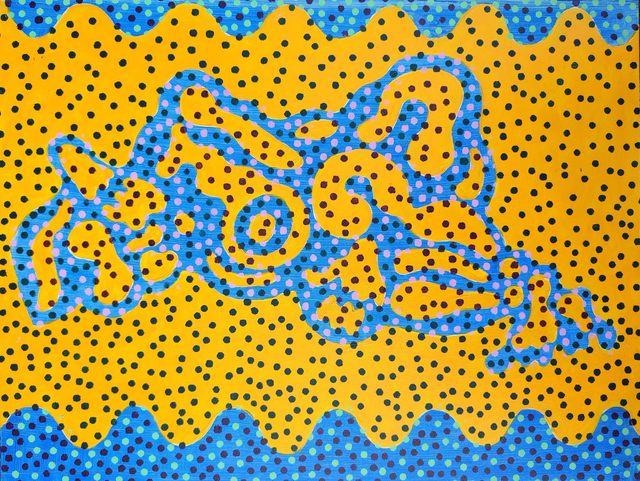 Akt, 50x65 akryl płótno 2019