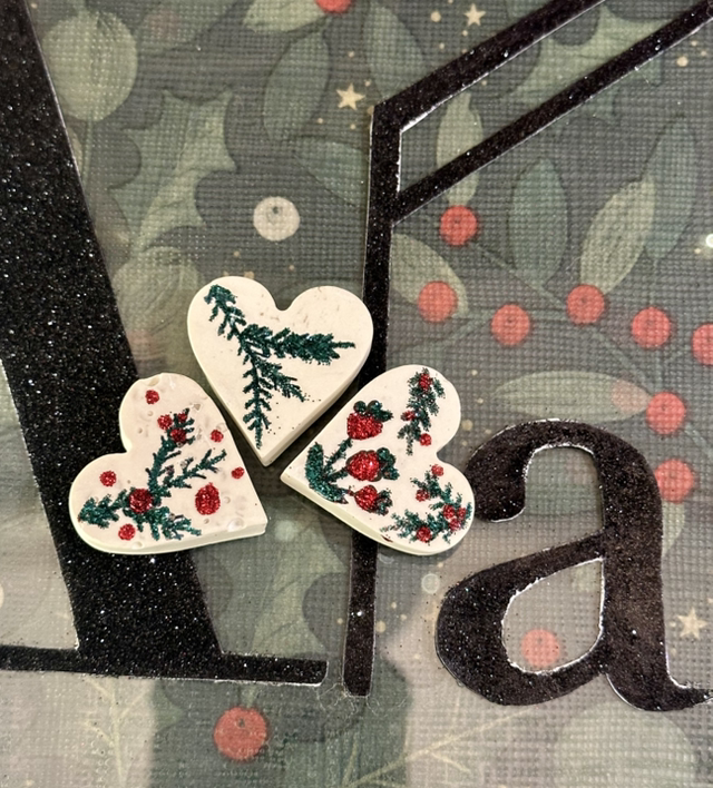 CHRISTMAS HEART MAGNET