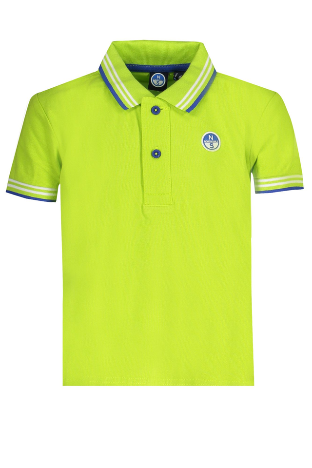 NORTH SAILS POLO MANICHE CORTE BAMBINO VERDE