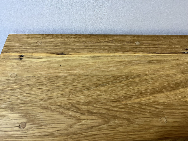 Oak shoemaker's stool, hand-made.