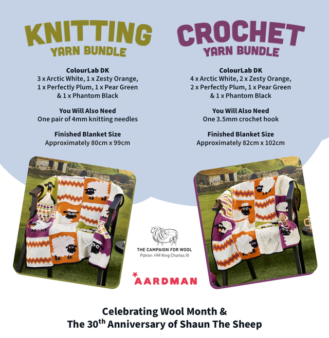 Shaun the Sheep Yarn Bundles