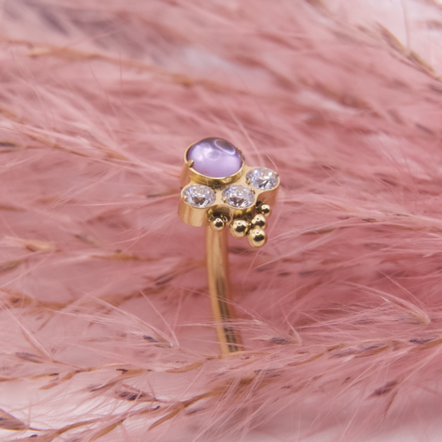 Nombril Clusty Améthyste 