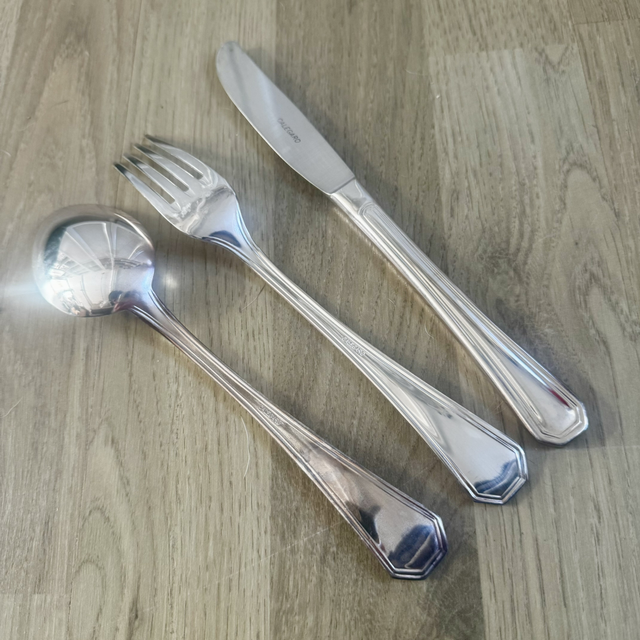 Trio métal plaqué Argent 