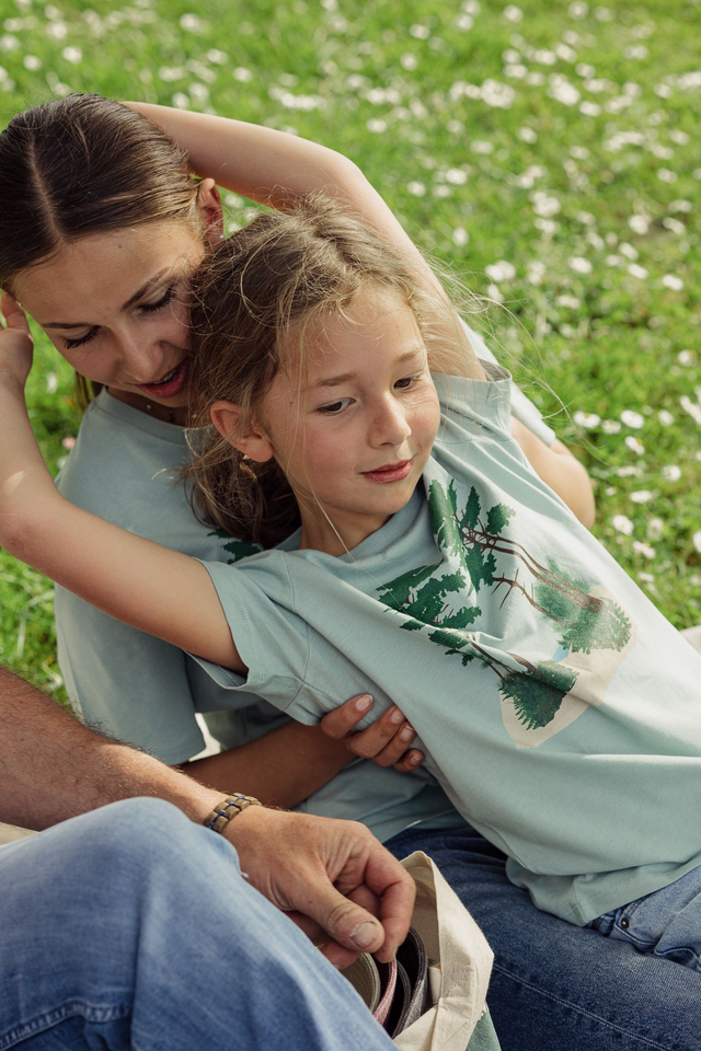 PINÈDE - T-SHIRT ENFANT VERT JADE