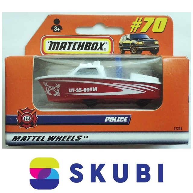 Police - Mattel Wheels - Matchbox 1998 #70 - Originální krabička

