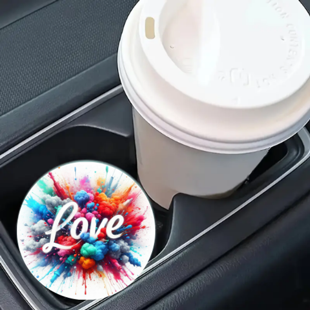 Sous-Verres Voiture Love