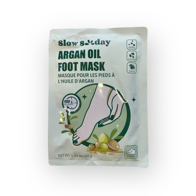 Slow Sunday Argan oil foot mask jalkanaamio