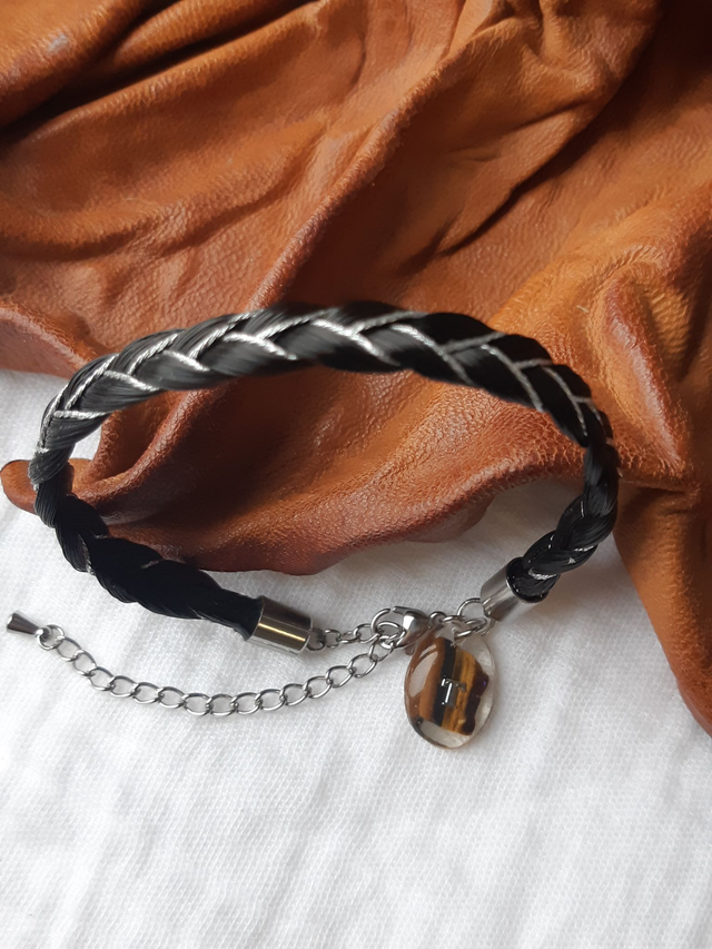 Bracelet Crins de Chaval Tissés