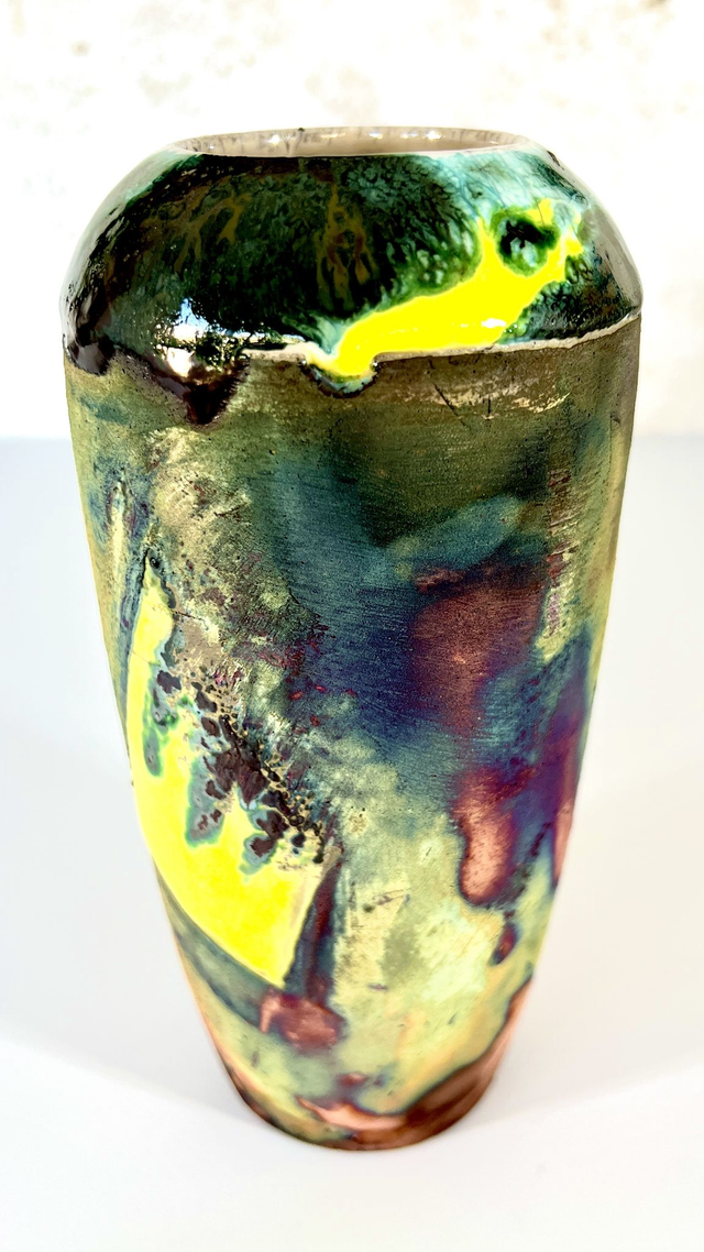 Raku Vase No 3
