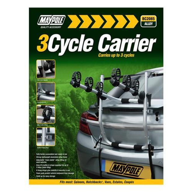3 Bicycle Car Rack